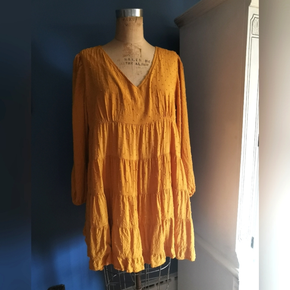 Baby doll bohemian dress